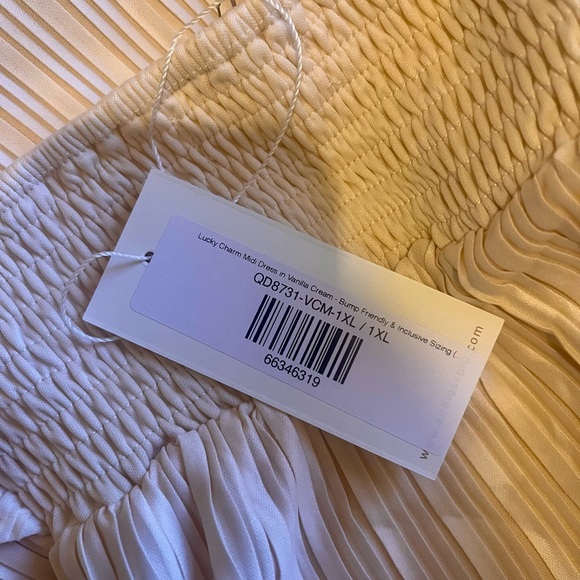 Vanilla Cream Midi Dress - Picture 4 of 4